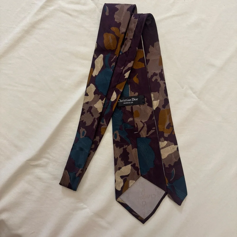 Vintage‎ Christian Dior Monsieur Silk Tie